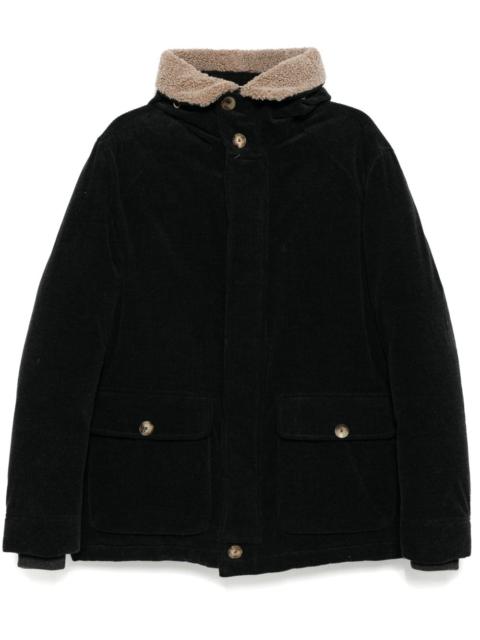 corduroy single breasted coat