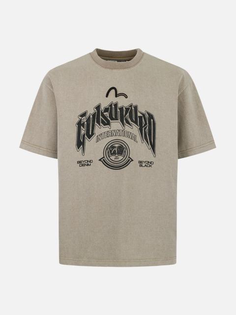 Distressed Wash Relax Fit T-shirt