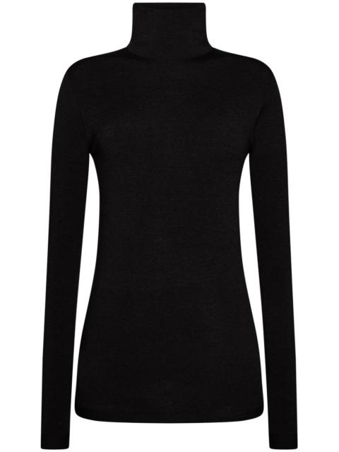 long-sleeve knit top