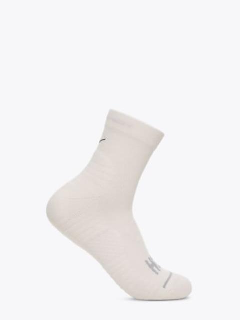 Quarter Run Sock in White