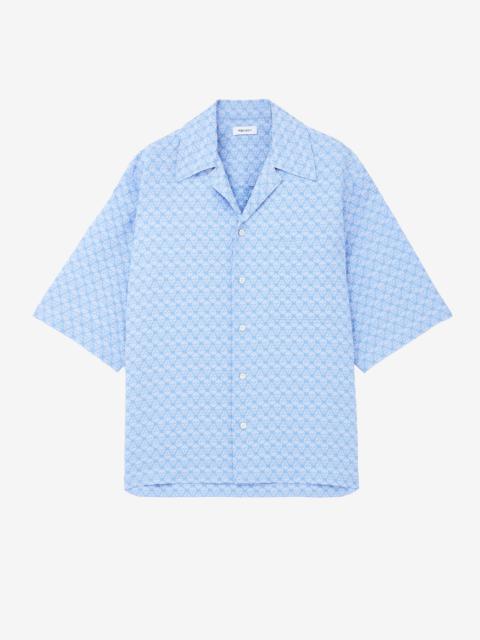 Skull Jacquard Hawaiian Shirt