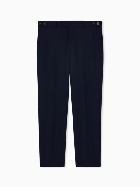 STRETCH TECHNICAL GABARDINE TROUSERS