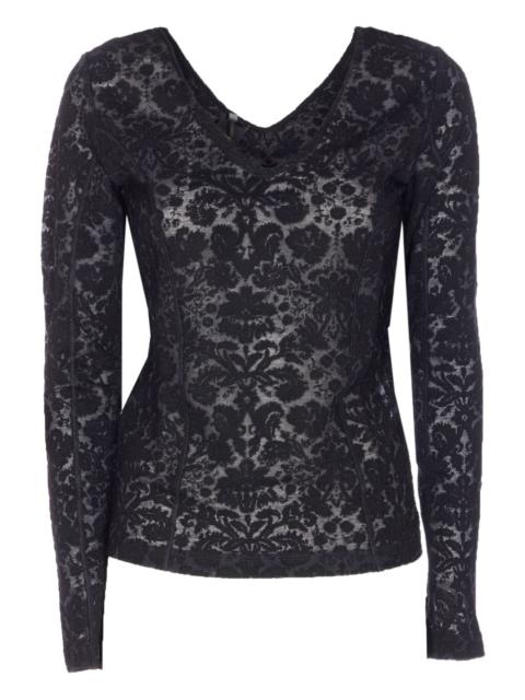 lace effect michetti top
