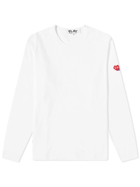 Comme des Garçons Play Long Sleeve Invader T-Shirt