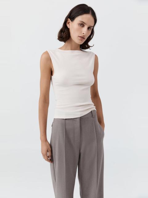 Organic Cotton Ballerina Top - Shell Pink