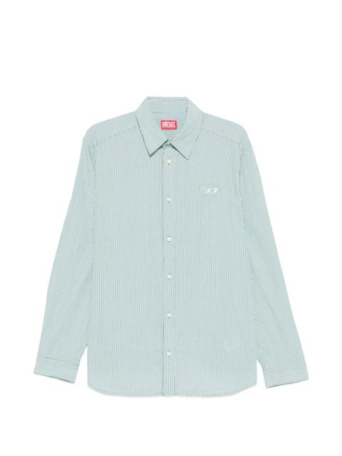 striped embroidered shirt