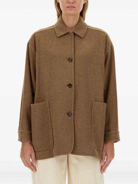 Eligio patch-pocket coat