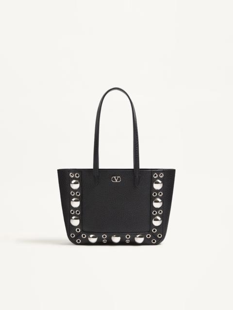 VALENTINO GARAVANI NELLCÔTE MINI SHOPPING BAG IN GRAINY CALFSKIN
