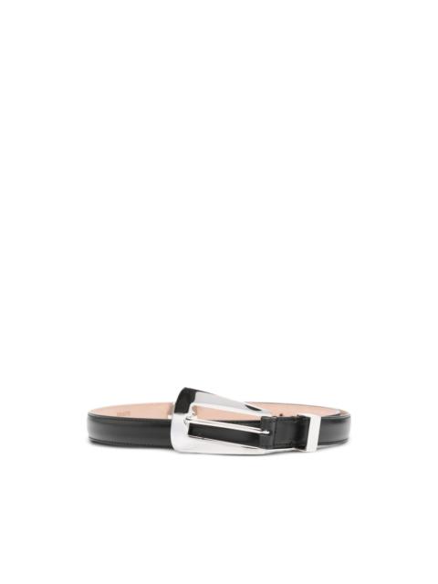 Lucca silver-tone buckle belt
