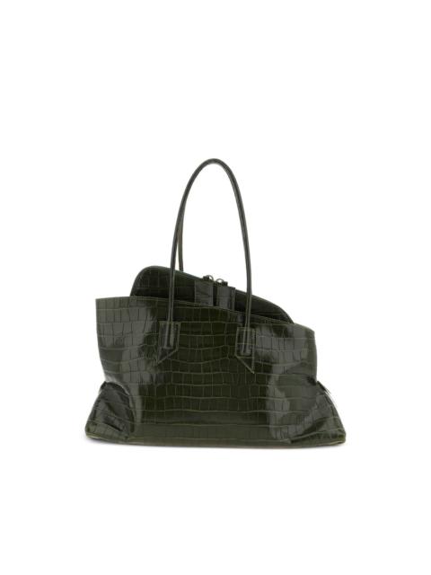medium La Passeggiata crocodile-print shoulder bag