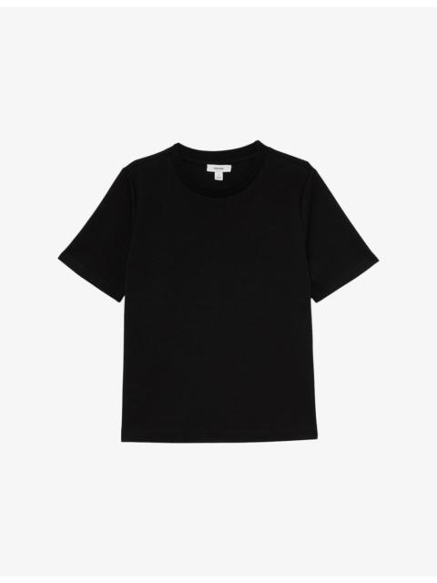 Josie Ribbed Stretch-Cotton T-Shirt