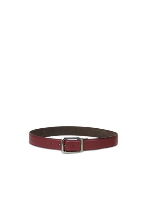 reversible leather belt
