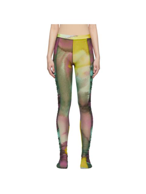 Yellow Ruffled Tights