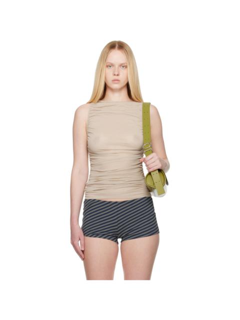 Beige Hari Tank Top