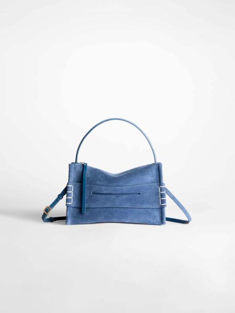 SMALL LOAFER BAG IN MID BLUE