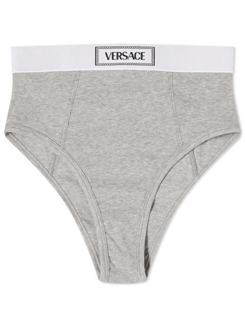 Versace High Rise Logo Briefs