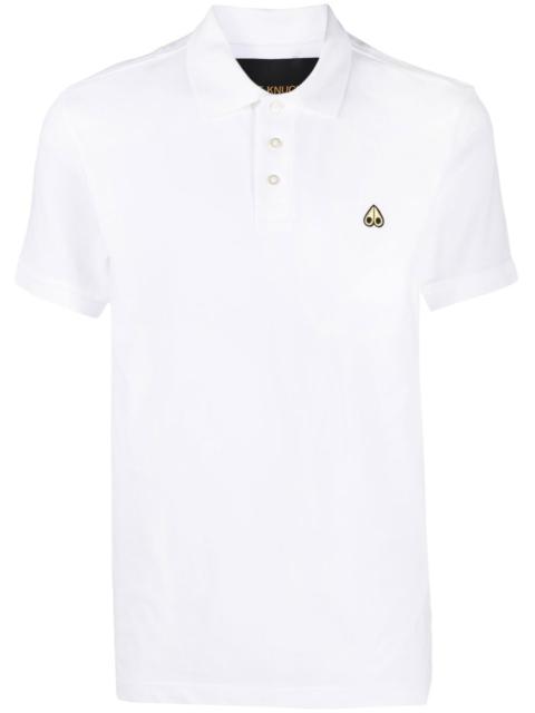 embroidered-logo polo shirt