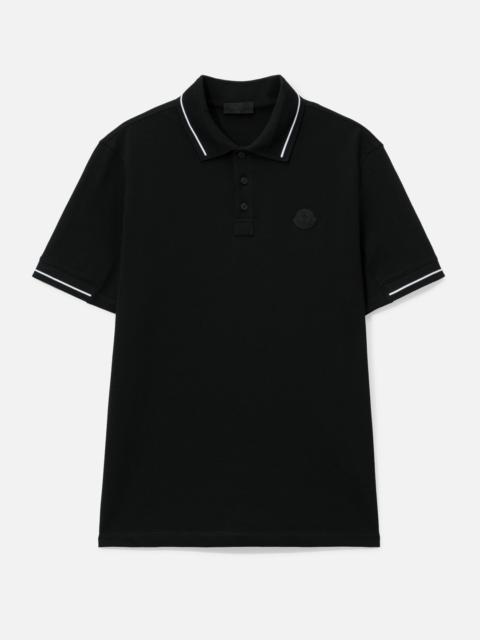 LOGO PATCH COTTON POLO SHIRT