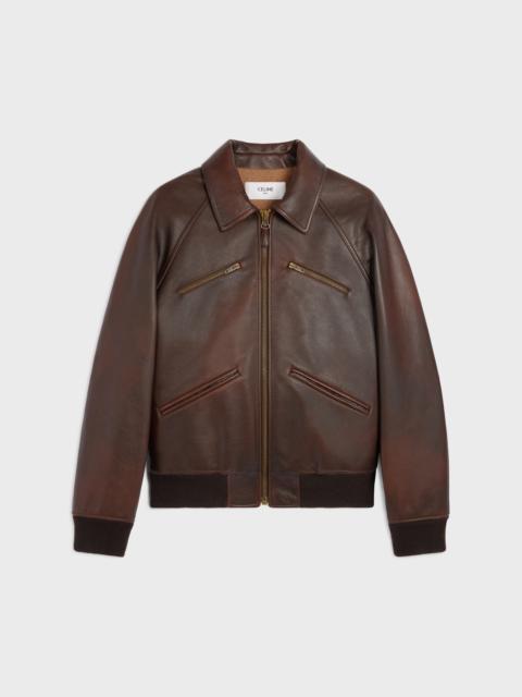 bomber jacket IN CALFSKIN