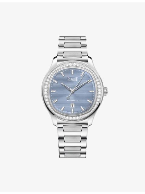 Polo Stainless-Steel And Diamond Watch 36mm