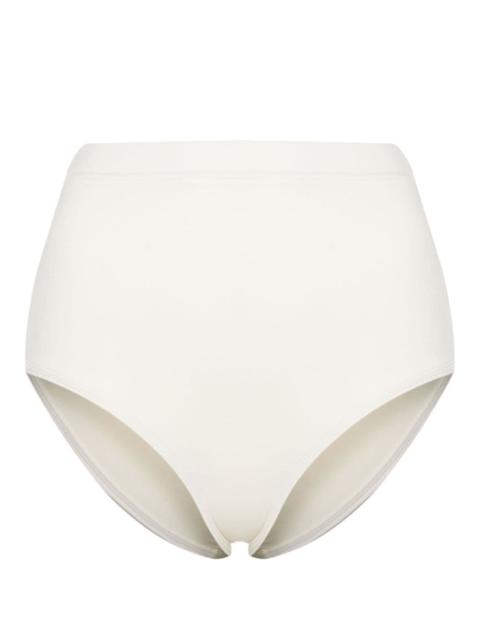 high-waist bikini bottoms