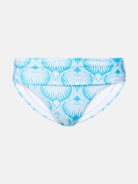 Brussels printed bikini bottoms