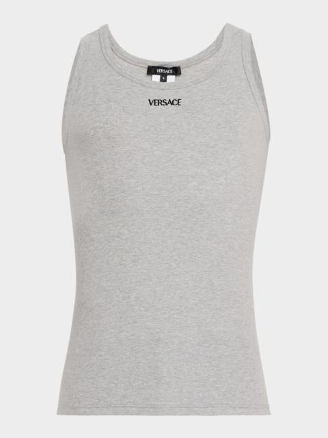 Men's Embroidered Logo Tank Top
