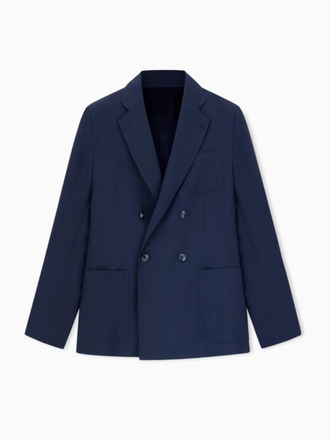 UPTON LINE DOUBLE-BREASTED JACKET IN CASHMERE