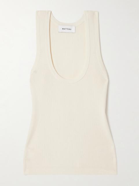 Ribbed-knit Tank