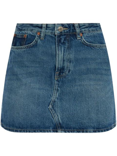 organic cotton denim skirt