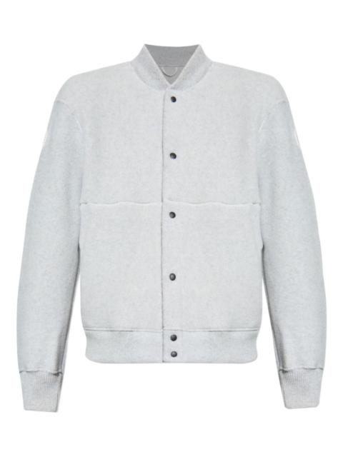 button bomber jacket