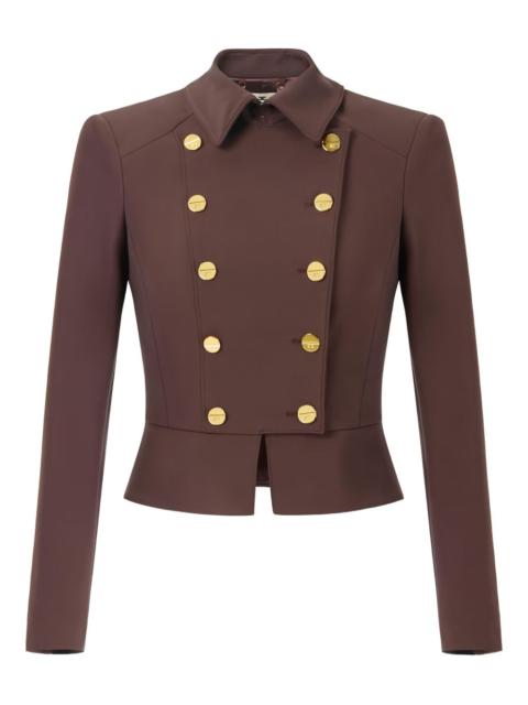 button double-breasted jacket