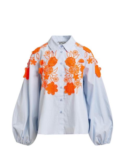 floral embellished shirt