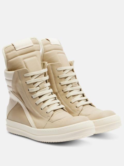 Geobasket leather sneakers