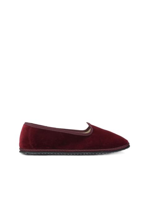 Bordeaux texture slippers