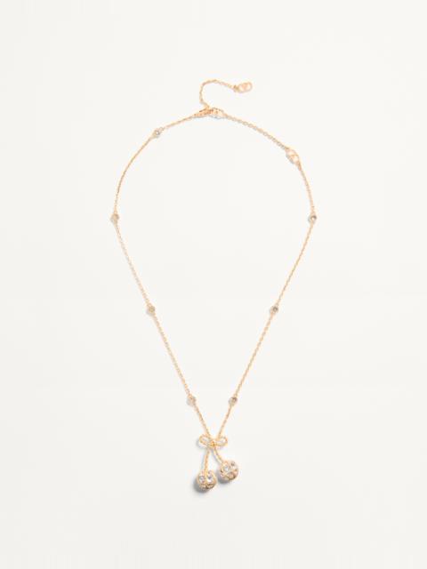 CHERRYFIC NECKLACE IN METAL AND SWAROVSKI® CRYSTALS