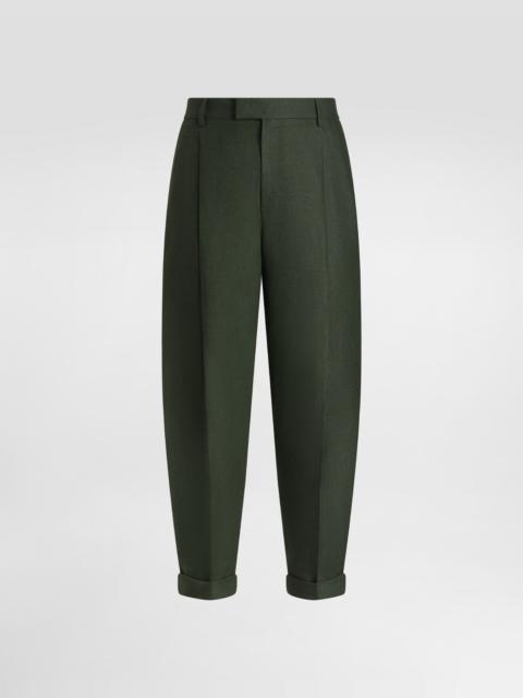 Linen fabric pants