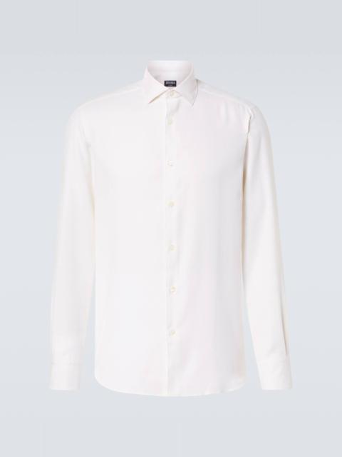 Cashco cotton and cashmere shirt