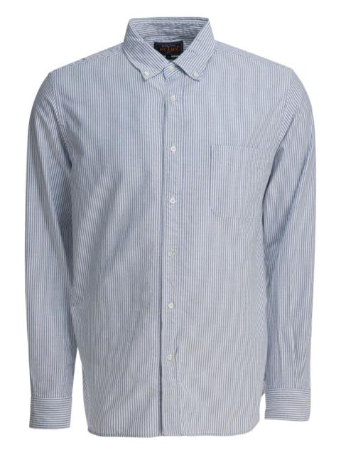 B.D. striped chest-pocket shirt