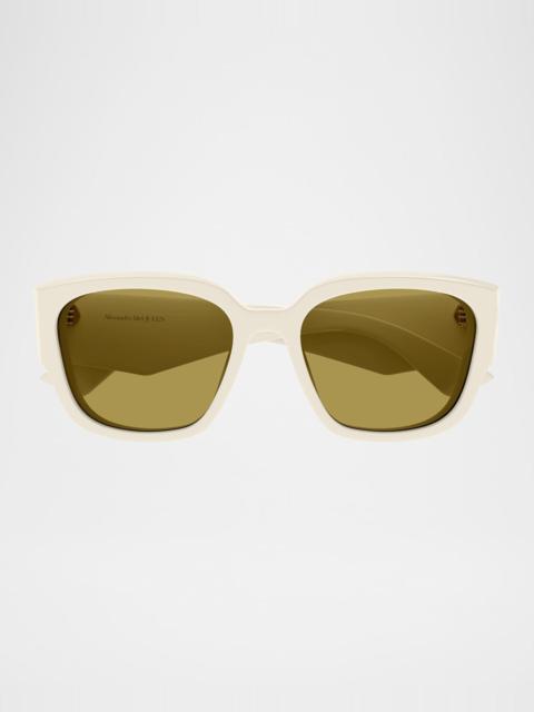 Rectangle Acetate Sunglasses