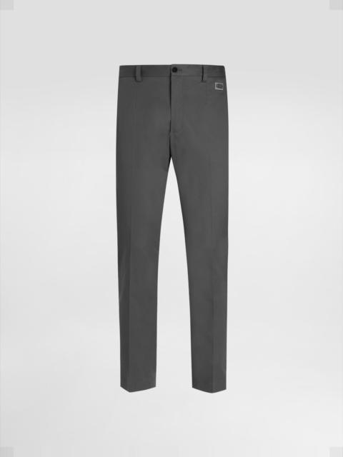 Tailored cotton pants