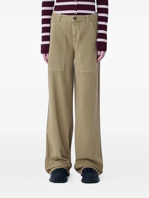 Moncler Patch-pocket Wide-leg Trousers