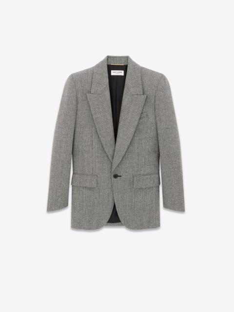 jacket in prince of wales flannel