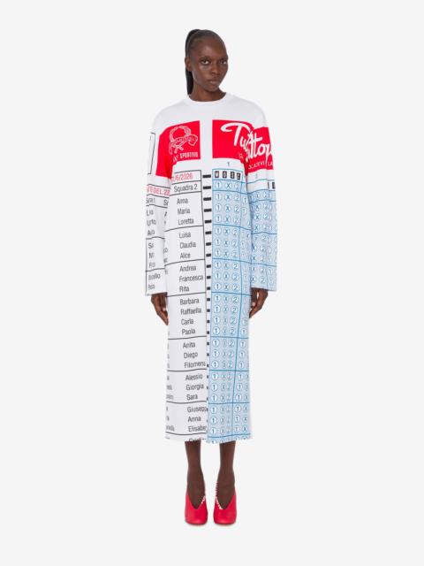 PRINTED HEAVY COTTON DRESS