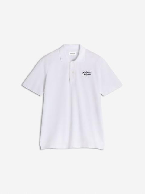 MAISON KITSUNE HANDWRITING COMFORT POLO