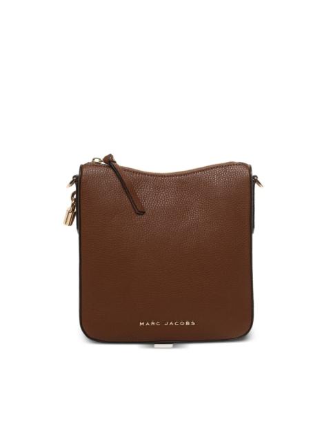 padlock leather shoulder bag