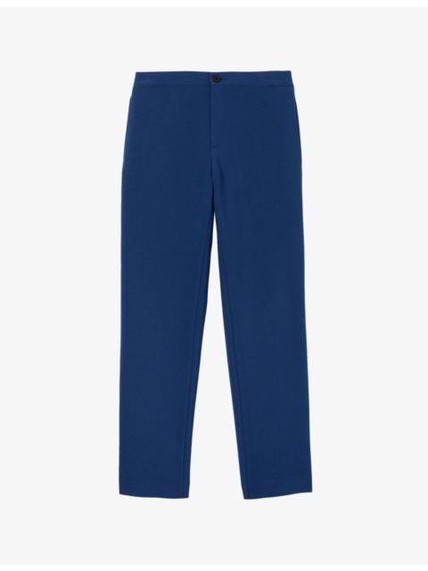 High-rise stretch-jersey trousers