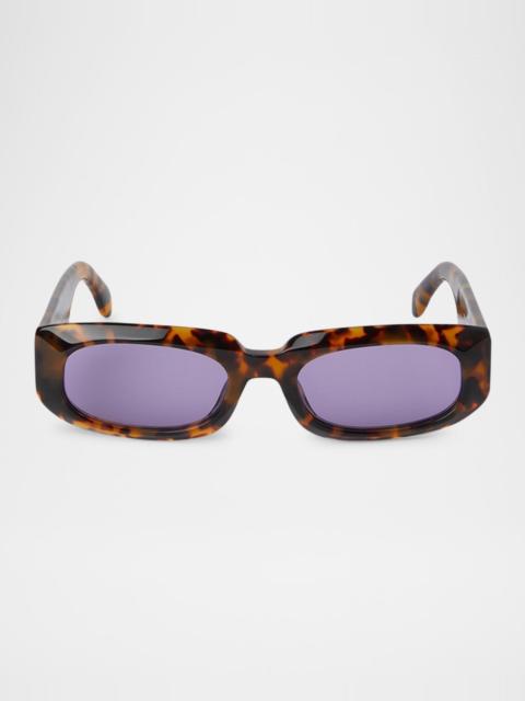 Noah Oval Acetate Sunglasses