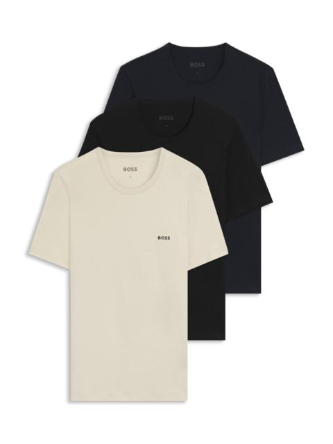 THREE-PACK OF UNDERWEAR T-SHIRTS IN COTTON