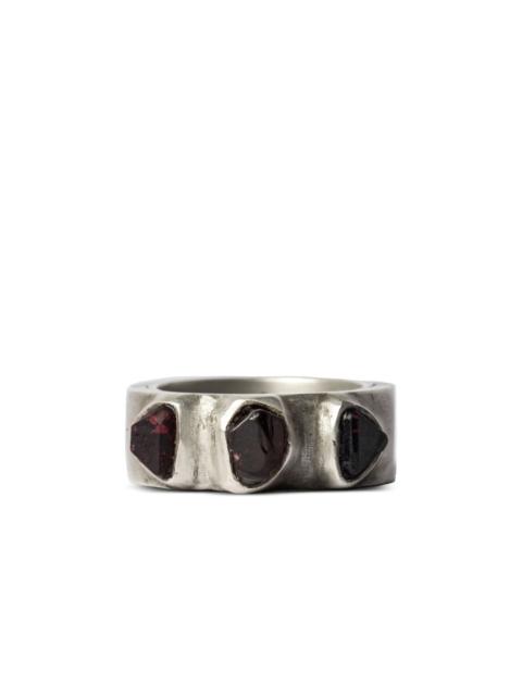Sistema sterling-silver spinel ring